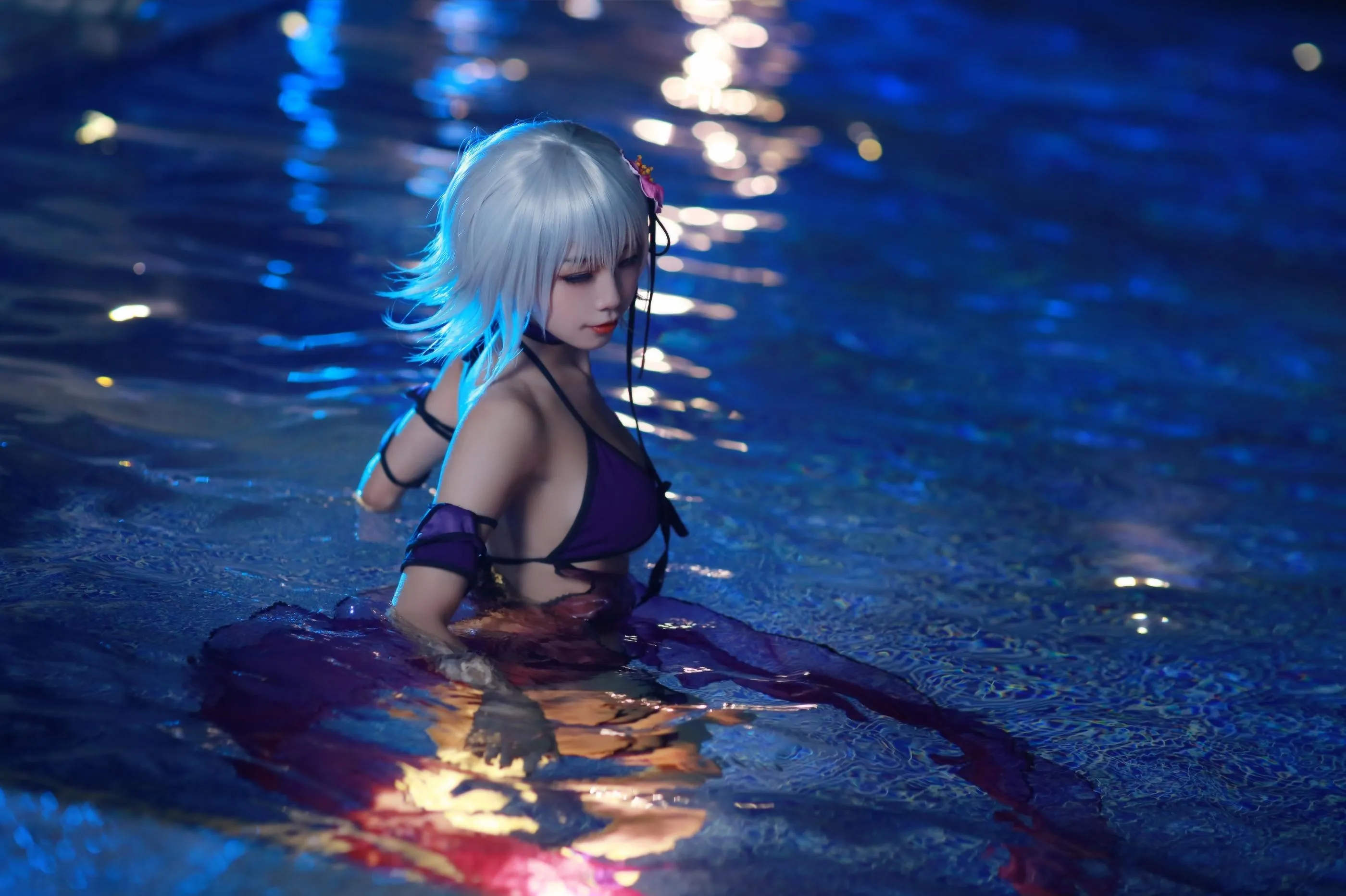水淼Aqua – NO.70 贞德泳装 [41P]插图6